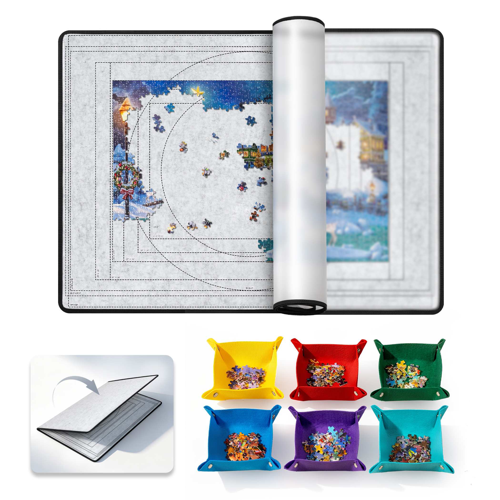 Foldable Puzzle Board JPB064-Lgra