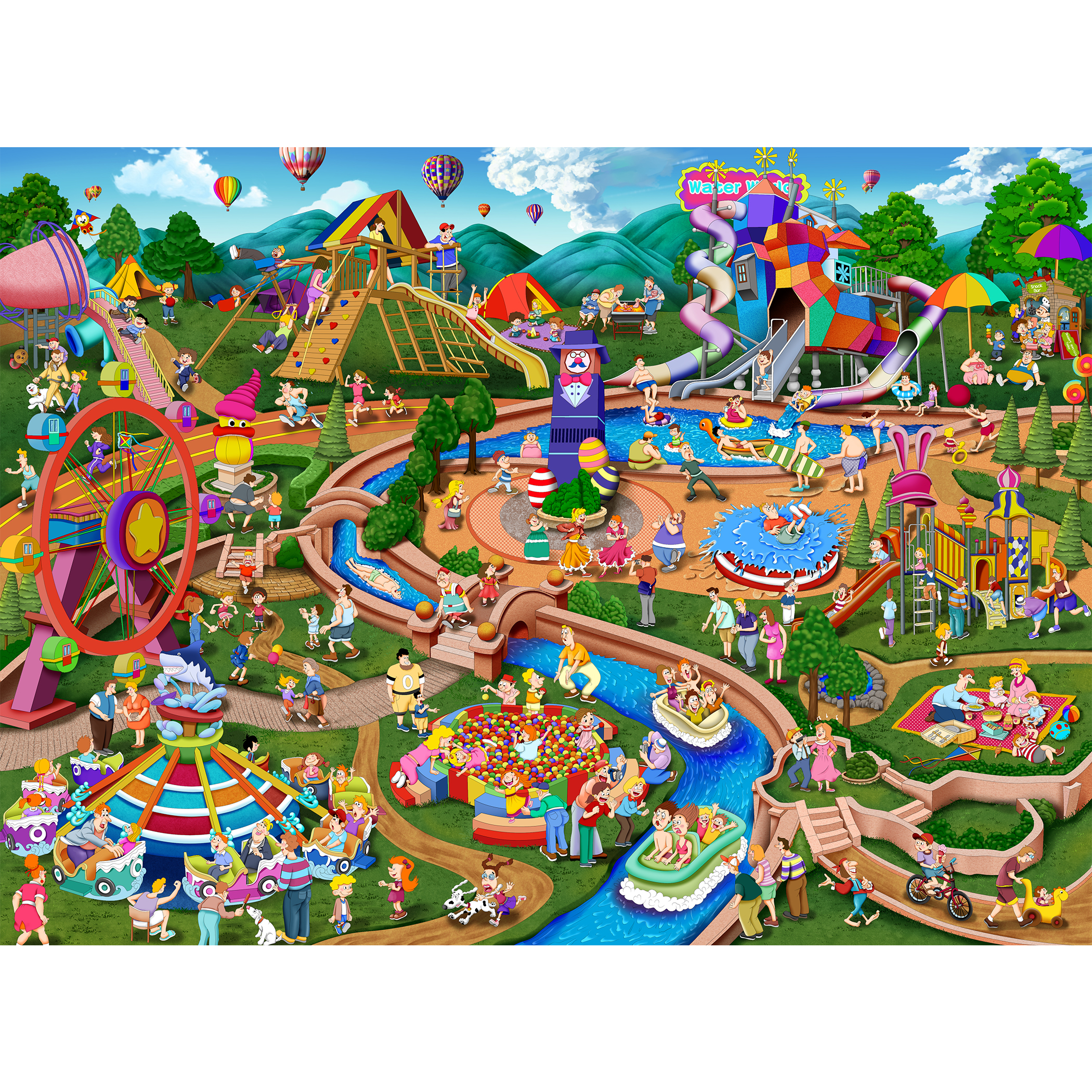 Theme Park Jigsaw Puzzle JP074