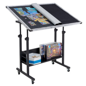 Tilting Puzzle Table with Cover Mat JPT005-Gra