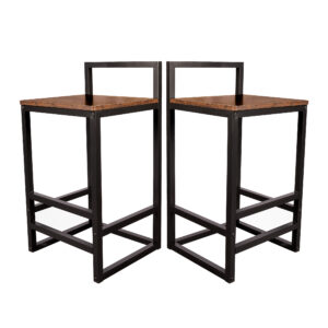 Becko US Barstools Set of 2 Bar Stools WGGJD001