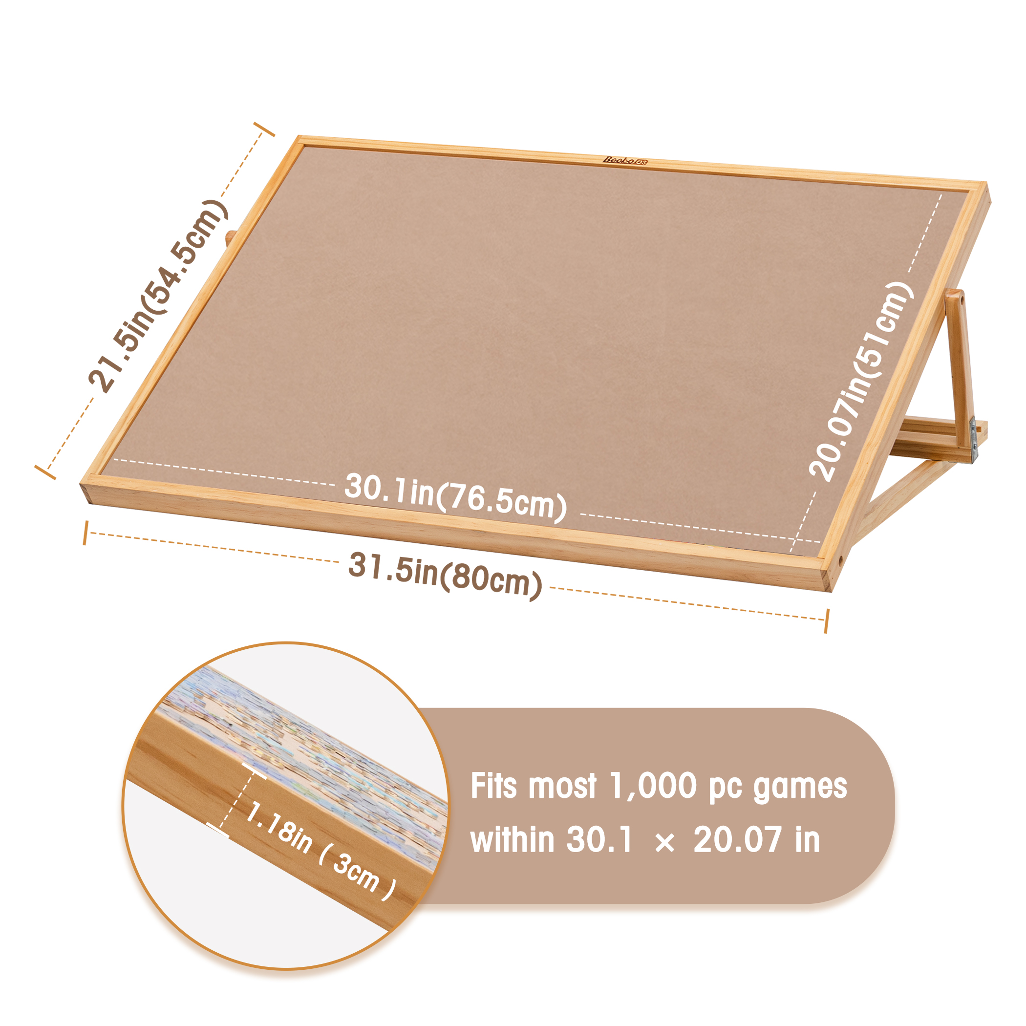 Built-in Stand Puzzle Board JPB008