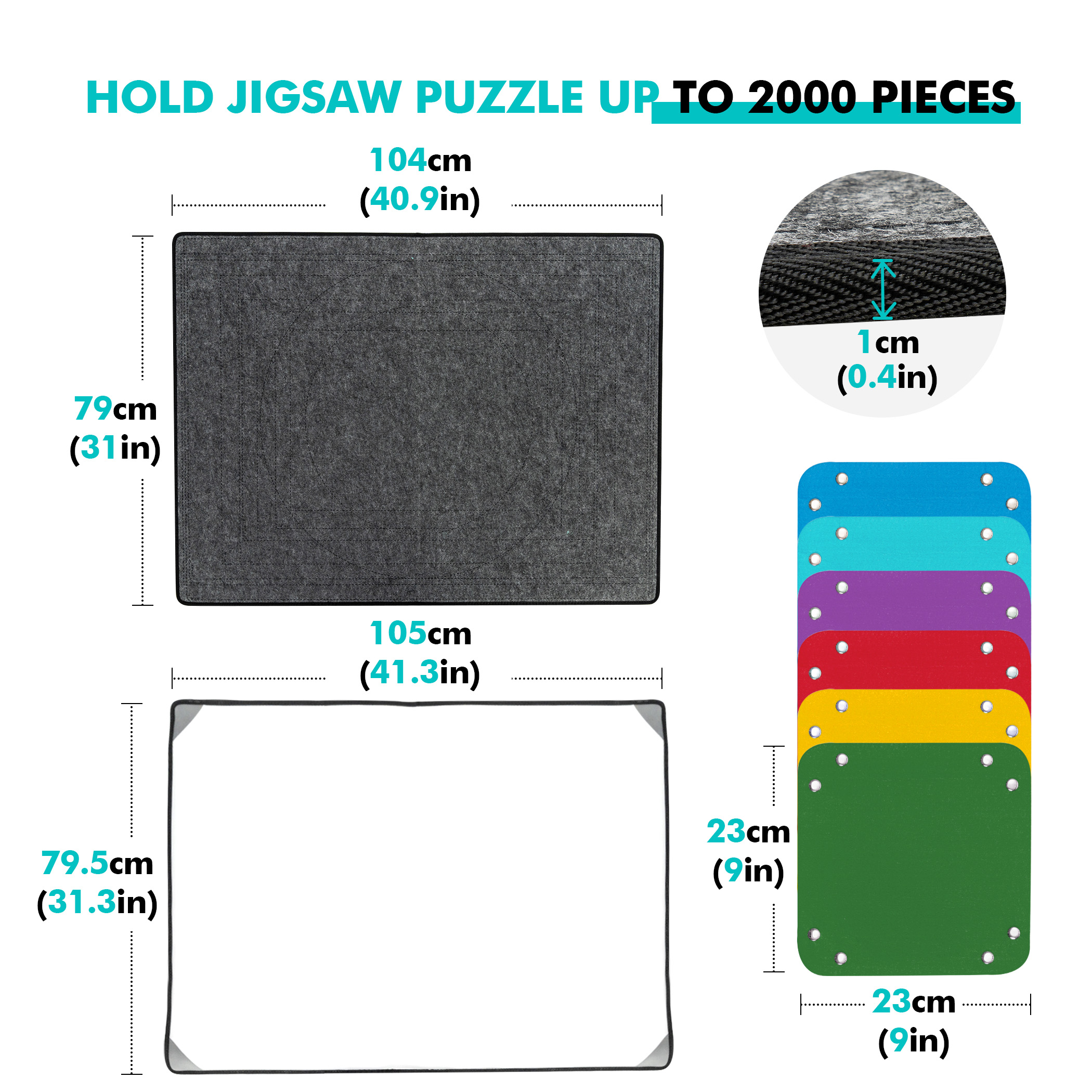 Foldable Puzzle Board JPB064-Gra