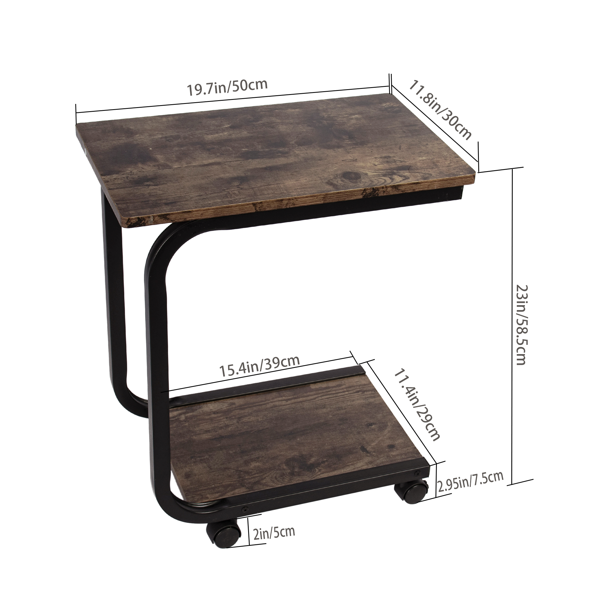 Becko US Industrial End Table WGBJ002