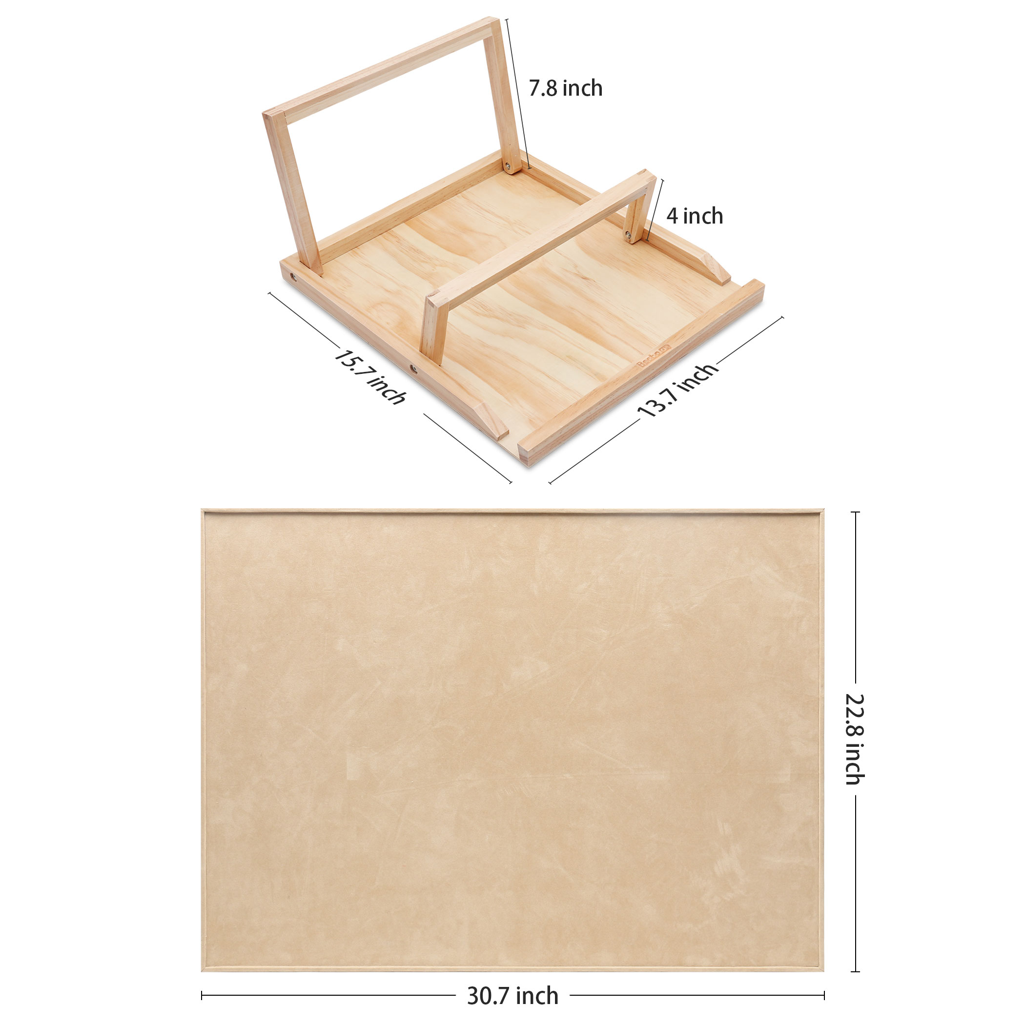 1000-pc Jigsaw Puzzle Board with Bracket/Stand JPJ002